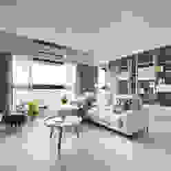 K-HOUSE, 思維空間設計 思維空間設計 Phòng khách phong cách tối giản