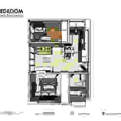 Apartemen Landmark II - 2 Bedroom (Design II), POWL Studio POWL Studio