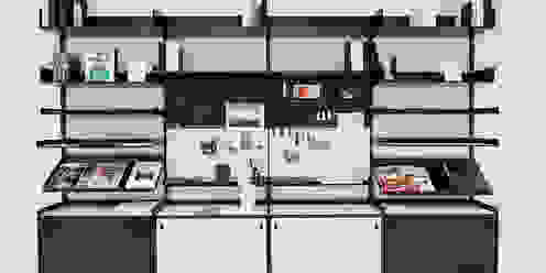 Sparring+ - Skandinavisches Design für Ihren Arbeitsbereich, Elfa Deutschland GmbH Elfa Deutschland GmbH 北欧デザインの 書斎 収納