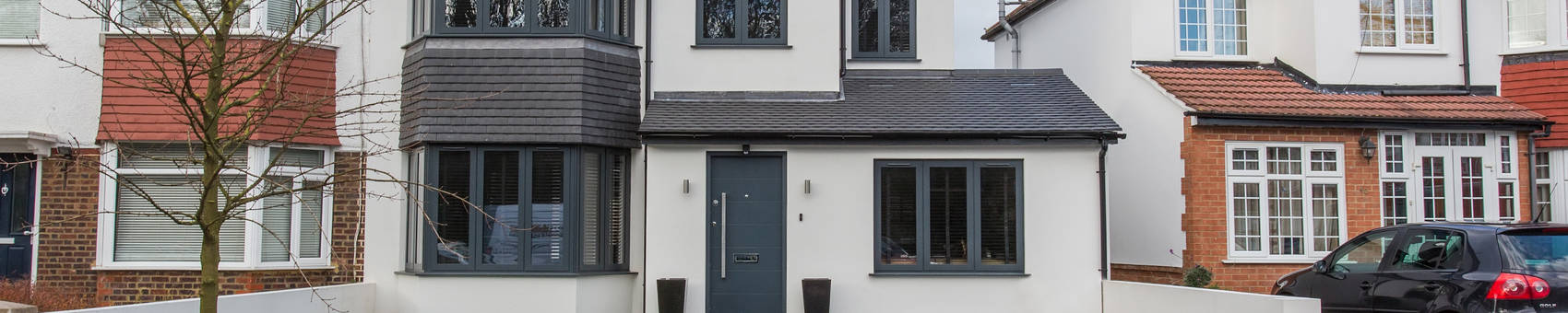 Whitton Drive GK Architects Ltd Dom szeregowy