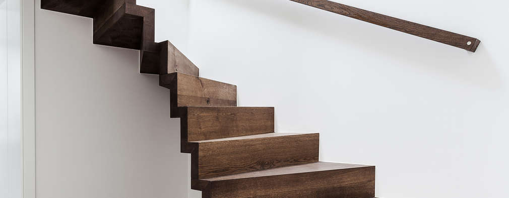 Escaleras: 15 ideas geniales para casas con poco espacio Ideas Curvas Escalera