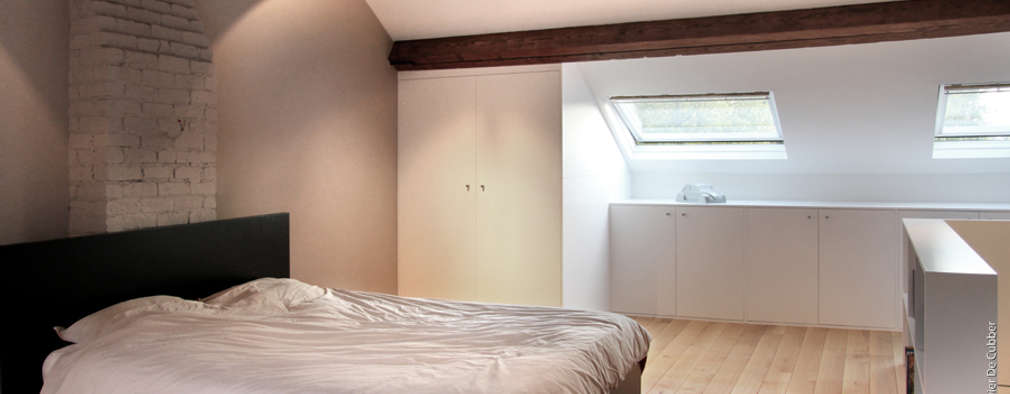 Vorher-Nachher: 35 m²-Dachboden wird ein fantastisches Schlafzimmer Vorher-Nachher: 35 m²-Dachboden wird ein fantastisches Schlafzimmer