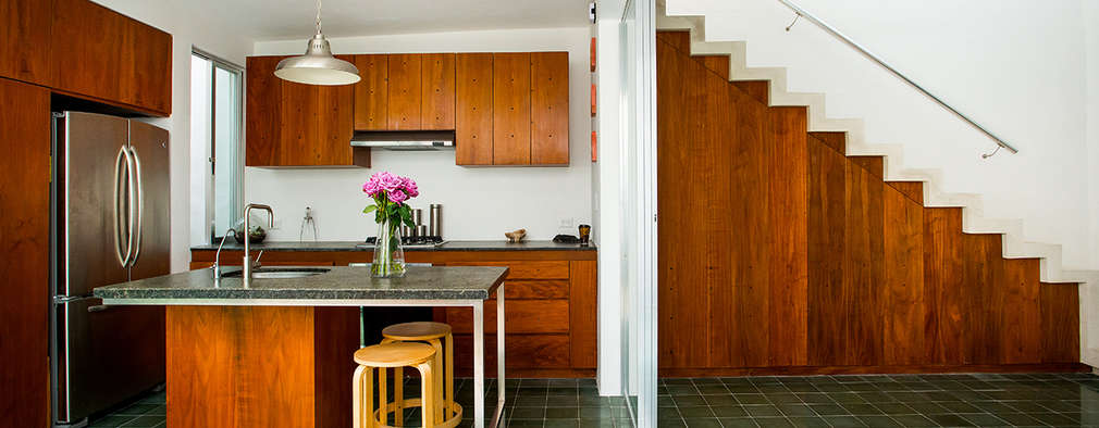 Pisos de cocina: texturas y colores que te encantarán Creativo piso Granito