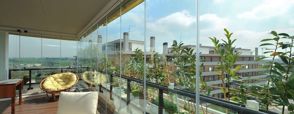 Come chiudere il balcone o terrazzo e guadagnare una camera in più Terrazzi chiusi con vetrate