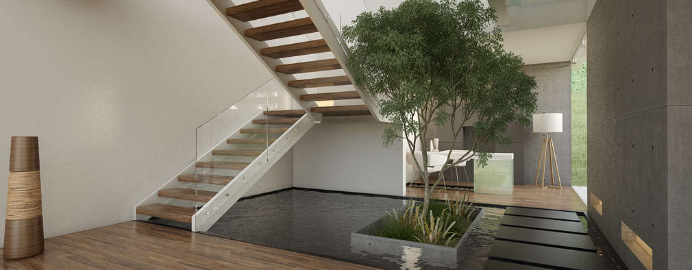 18 jardines zen para tu escalera