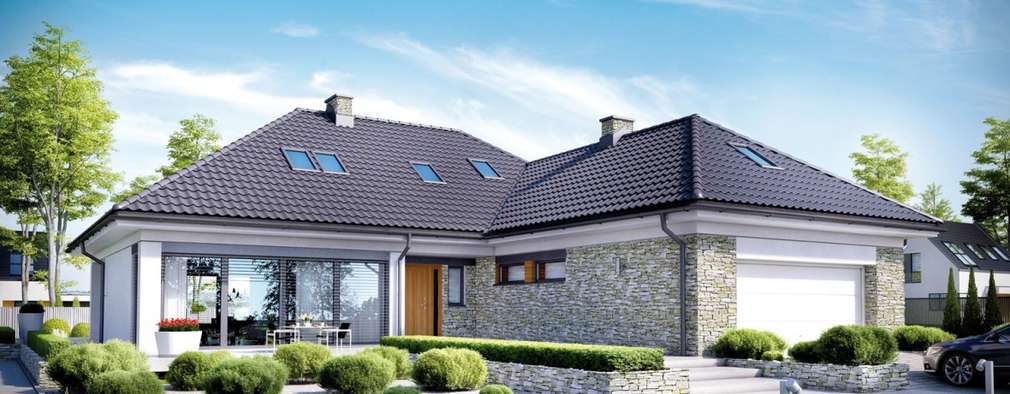 低成本住宅: 7 间含车库的郊区组合屋