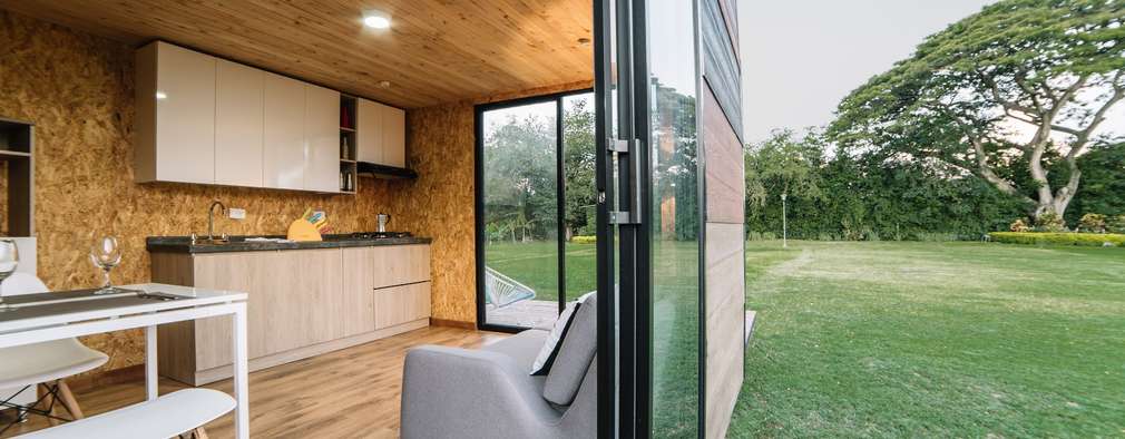 A minimal house for maximum living Patio Window interior Seats creativo