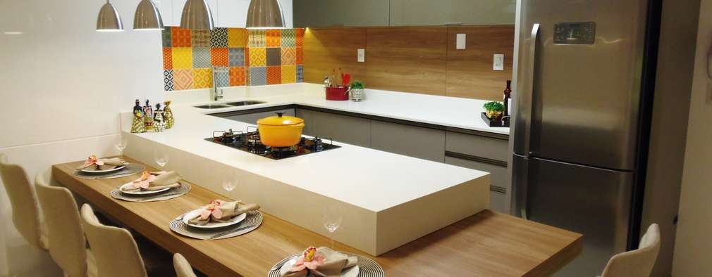 40 goede ideeën voor het plannen van een kleine keuken