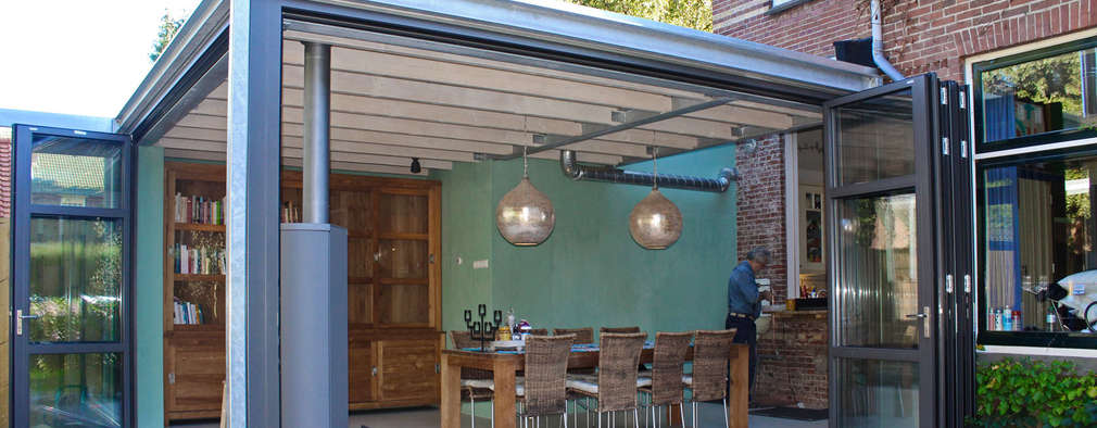 Trendy uitbouw voor een authentieke woning