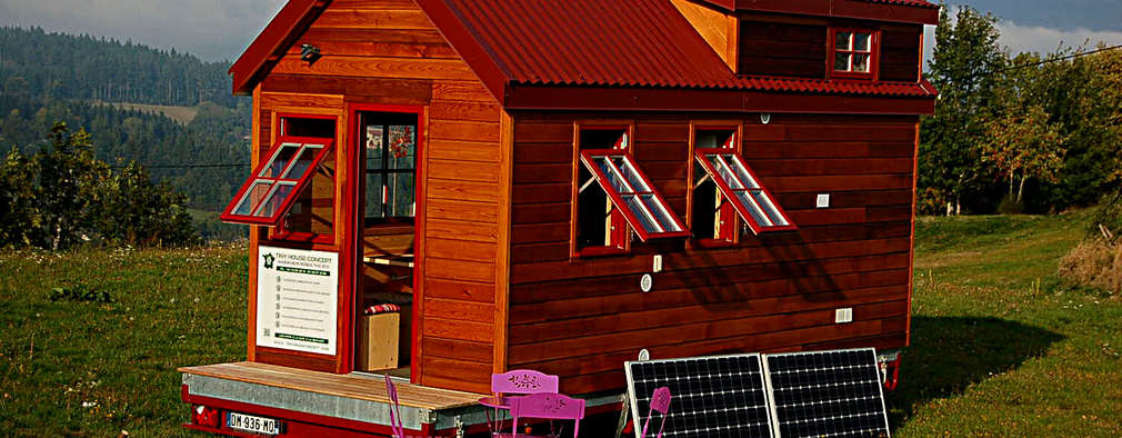 Tiny houses: A small wooden prefabricated home