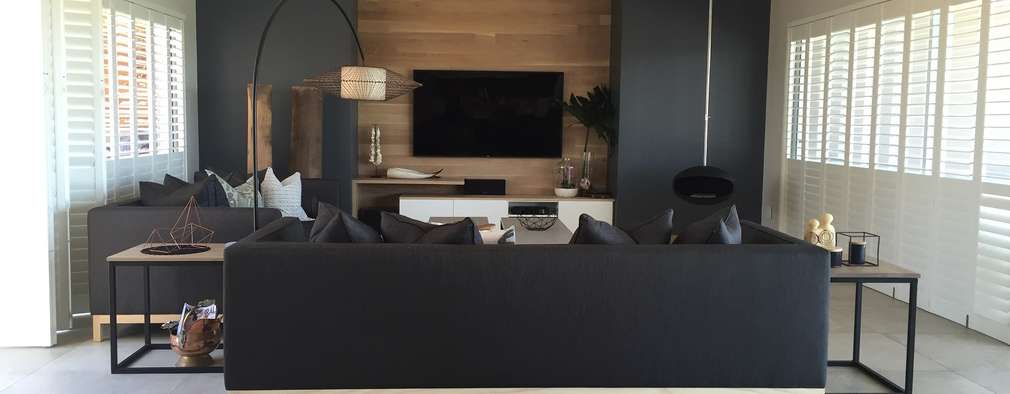 17 Tv Placement Ideas For Living Rooms Modern Living Room By Margaret Berichon Design