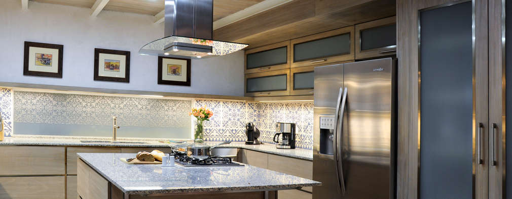 Cocinas modernas con isla, para casas no muy grandes