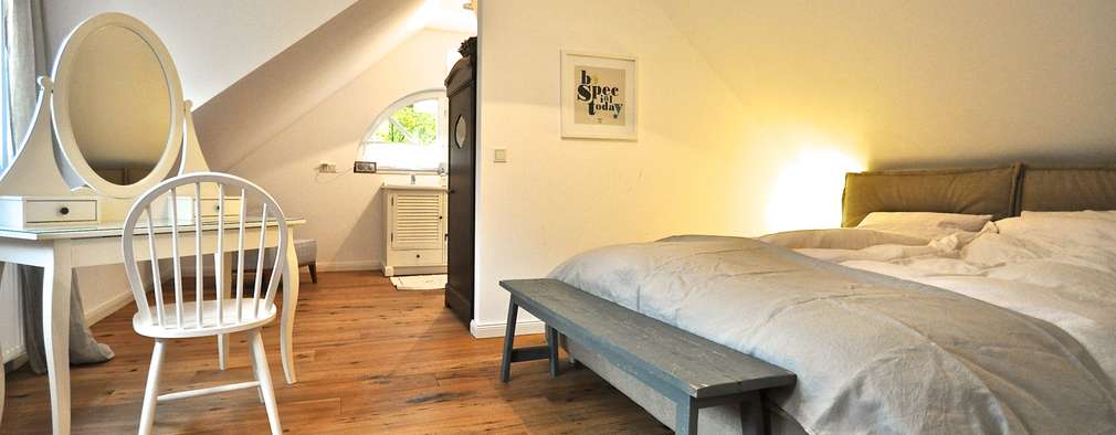 Vorher-Nachher: Vom leeren Dachboden zum gemütlichen Schlafzimmer Vorher-Nachher: Vom leeren Dachboden zum gemütlichen Schlafzimmer