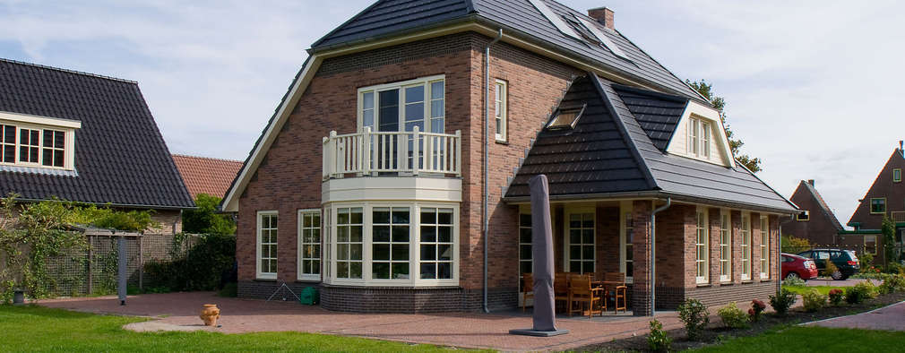Klassisches Haus mit Klinkerfassade