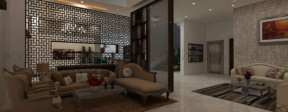 Living room modern living room by regalias india interiors infrastructure Living room modern living room by regalias india interiors infrastructure
