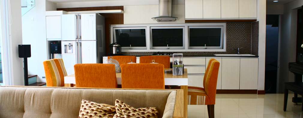 Inspirasi Menyatukan Dapur, Ruang Makan dan Ruang Keluarga ...