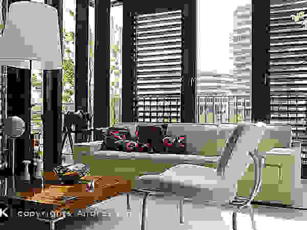 Andras Koos Architectural Interior Design Modern Living Room