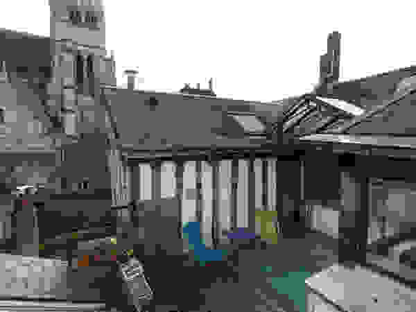 Christèle BRIER Architechniques Eclectic style balcony, veranda & terrace