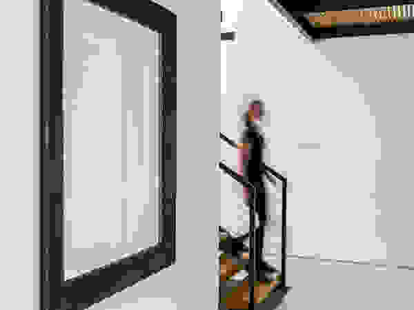 KROPKA STUDIO'S PROJECT Kropka Studio Modern corridor, hallway & stairs