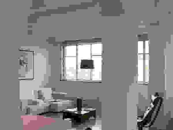 LOFT 19—PARIS XIX Agence d'architecture Odile Veillon / ARCHI-V.O Industrial style living room