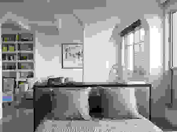 LOFT 19—PARIS XIX Agence d'architecture Odile Veillon / ARCHI-V.O Industrial style bedroom