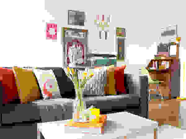Hampstead Heath Apartment Bhavin Taylor Design Eclectic style living room