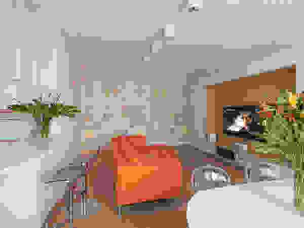 D&T Architects Minimalist living room