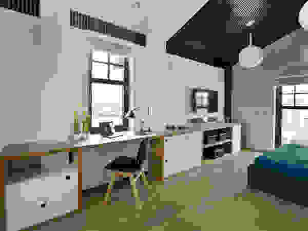 ZE|Workroom studio Domowe biuro i gabinetBiurka