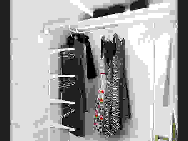 IK-architects Industrial style dressing room