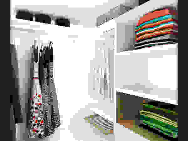 IK-architects Industrial style dressing room