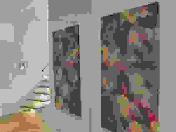 hall Tarna Design Studio Minimalistyczny korytarz, przedpokój i schody