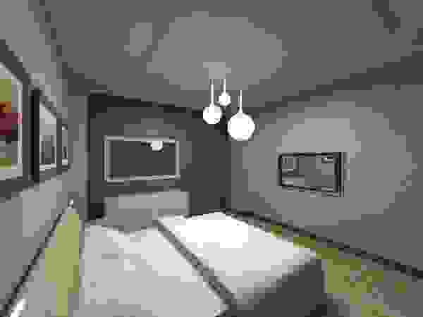 AGRAFFE design Minimalist bedroom