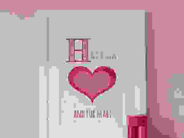 H is for Heart :: Personalised Print Hope & Rainbows Nursery/kid's roomAccessories & decoration