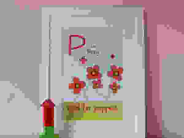 P is for Poppies :: Personalised Print Hope & Rainbows Nursery/kid's roomAccessories & decoration
