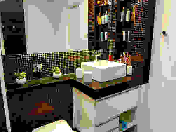 Raphael Civille Arquitetura Minimalistische Badezimmer