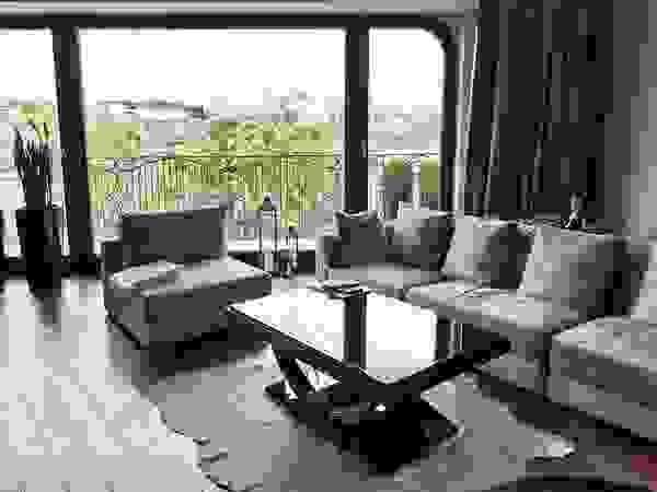Apartament na Mokotowie inspirowany Art Deco Pracownia Projektowa Pe2 Klasyczny salon
