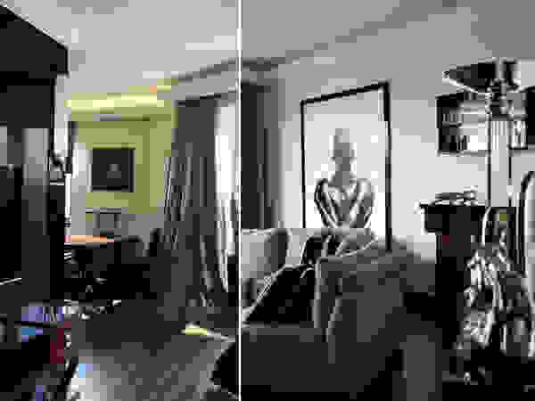 Apartament inspirowany Art Deco Pracownia Projektowa Pe2 Nowoczesny salon