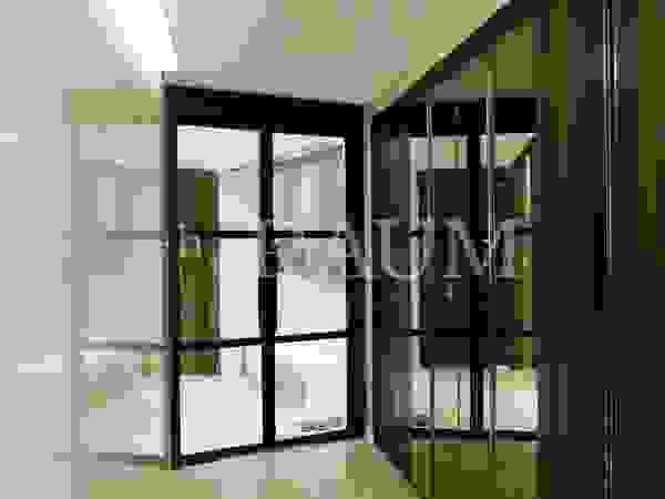 (주)이지테크(EASYTECH Inc.) Modern Corridor, Hallway and Staircase
