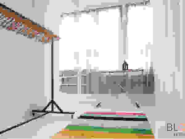 Blok projekt Scandinavian style dressing room
