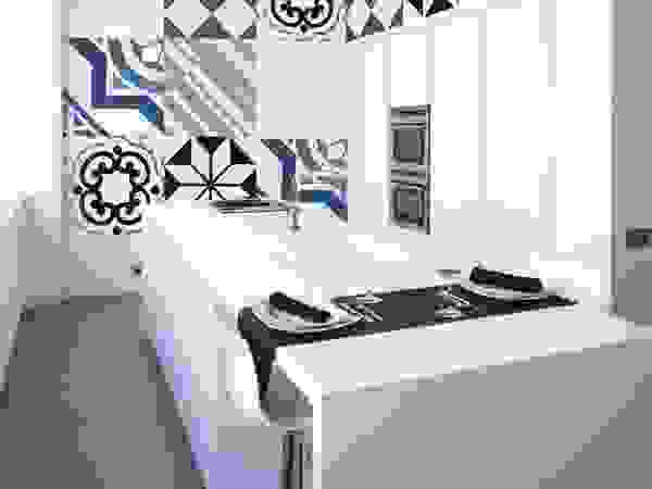 Murales Divinos Minimalist kitchen