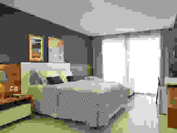 Pinheiro Martinez Arquitetura Modern style bedroom Blue