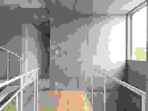 市原忍建築設計事務所 / Shinobu Ichihara Architects Moderner Flur, Diele & Treppenhaus