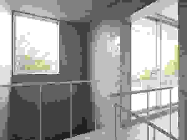 市原忍建築設計事務所 / Shinobu Ichihara Architects Moderner Flur, Diele & Treppenhaus