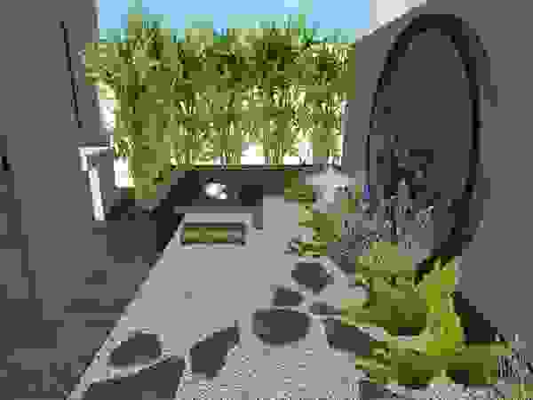 Zen Ambient Asian style garden