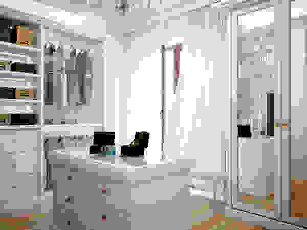 Bronx Eclectic style dressing room