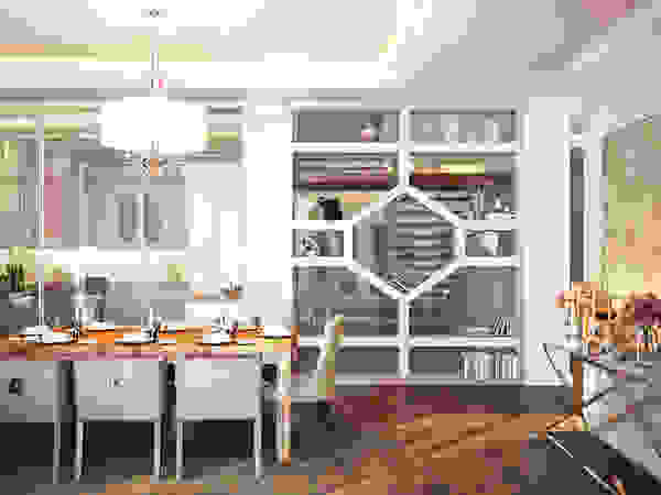 Bronx Eclectic style dining room
