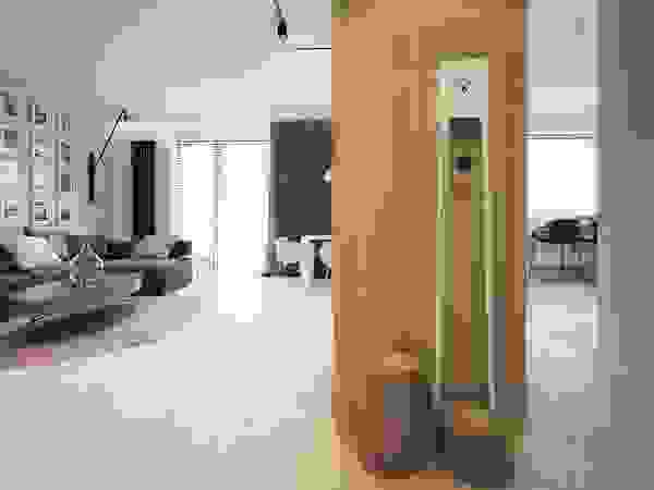 COI Pracownia Architektury Wnętrz Modern Corridor, Hallway and Staircase