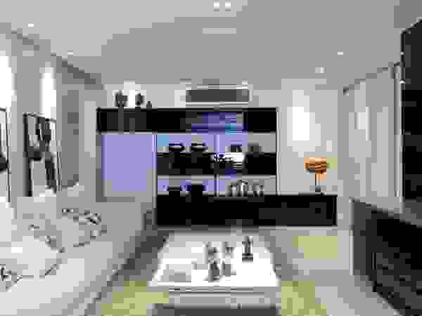 ROMERO DUARTE & ARQUITETOS Modern media room