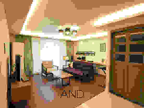 앤드컴퍼니 Modern living room