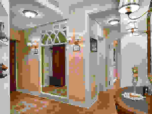 D&T Architects Classic style corridor, hallway and stairs